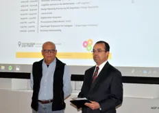 Jorge Armando Celis, president van EMEX en José Antonio Zabalgoitia Trejo, Ambassadeur voor Mexico in Nederland